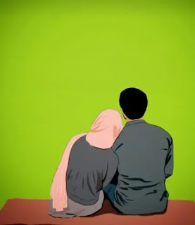 Gambar Kartun Muslimah Couple Romantis Gambar Kartun Muslimah Couple Romantis